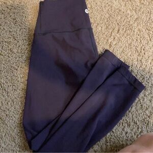 lululemon high rise purple wunder under 7/8